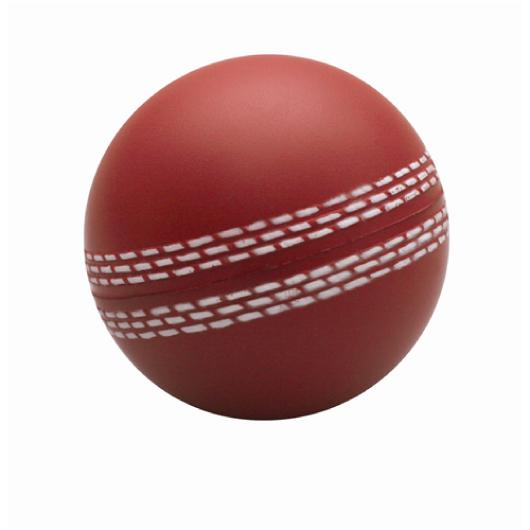Maroon Cricket Ball Stress Balls